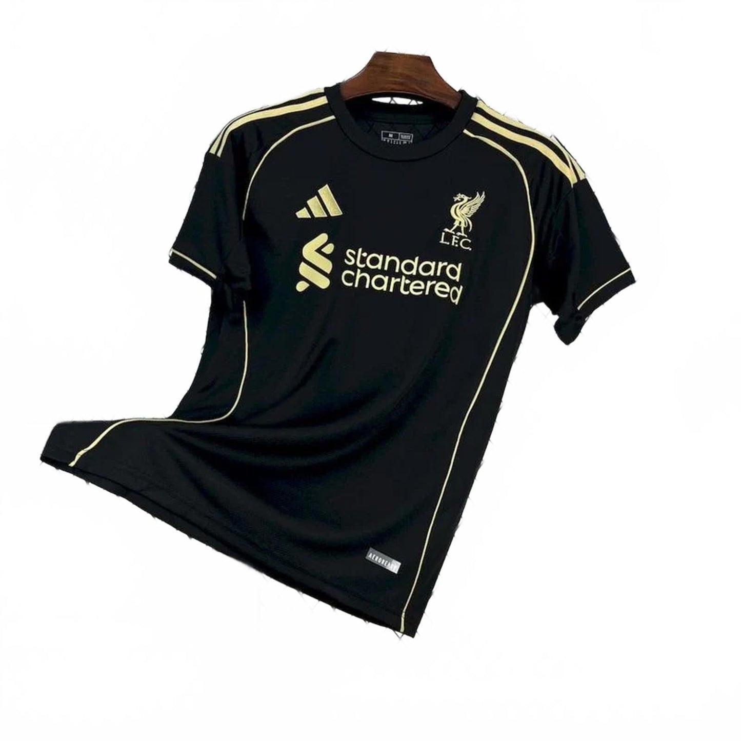 Liverpool FC 25/26 Adidas Gold Edition Jersey - Black - Fan Version