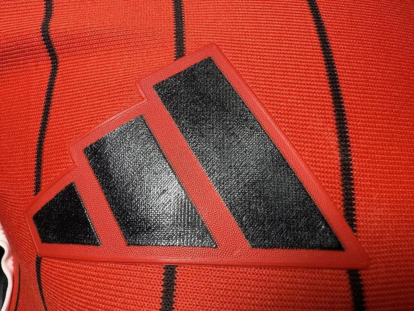 Manchester United 25/26 Adidas Baseball Jersey - Red Pinstripe