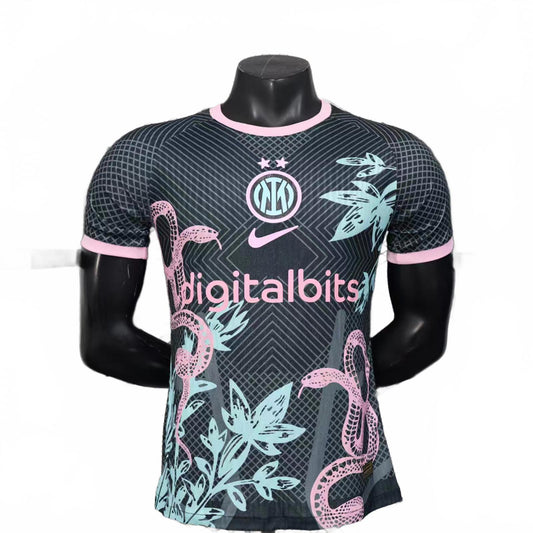Inter Milan 2025 Nike Concept Jersey - Black with Pink Accents - Size Large