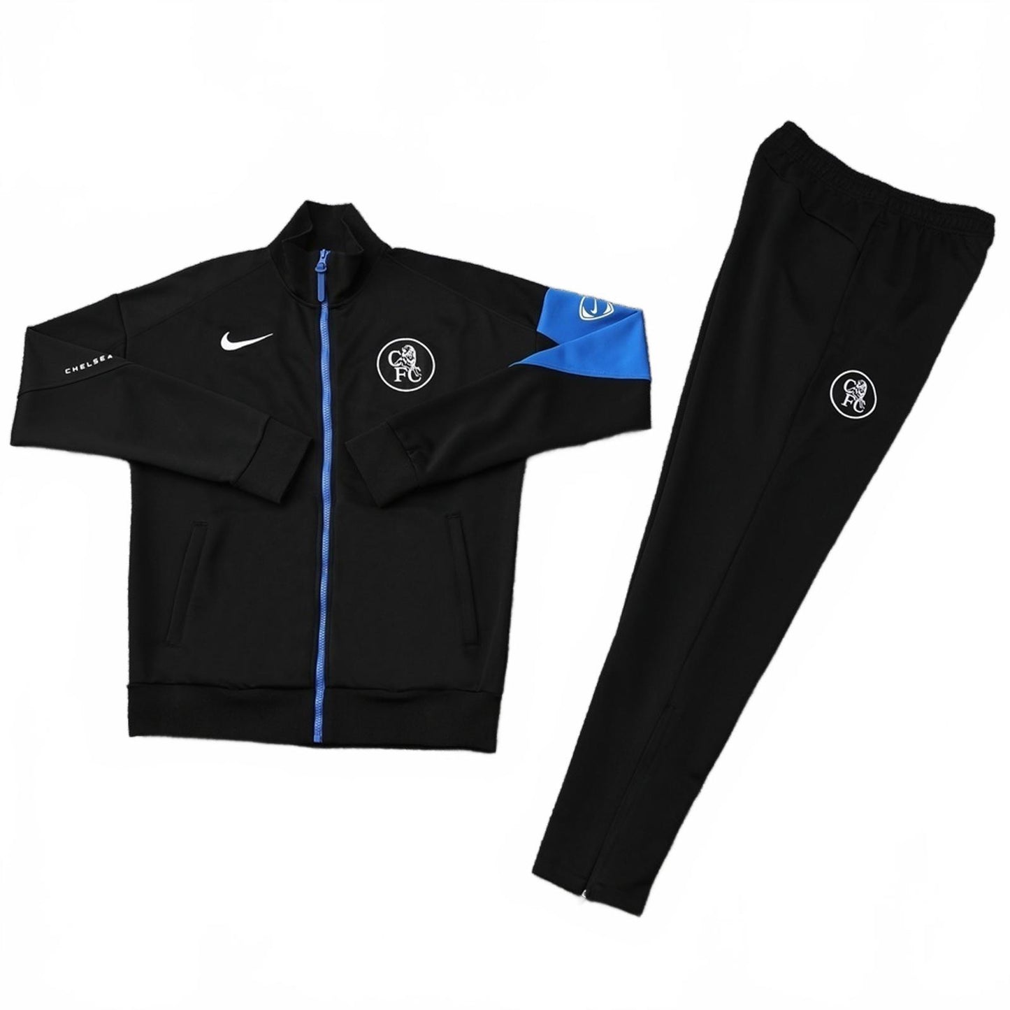Chelsea Nike Tracksuit - Black & Blue