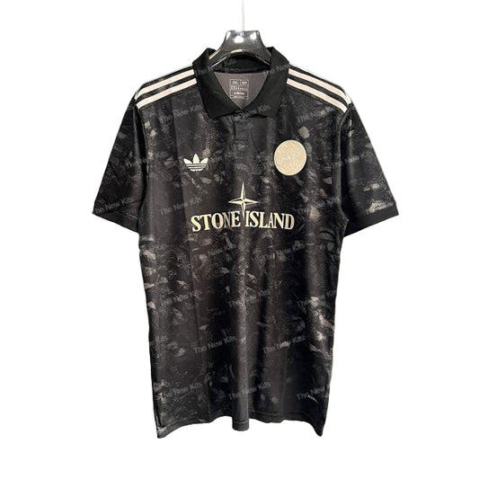 Ajax Adidas x Stone Island Special Edition Football Jersey - Fan Version