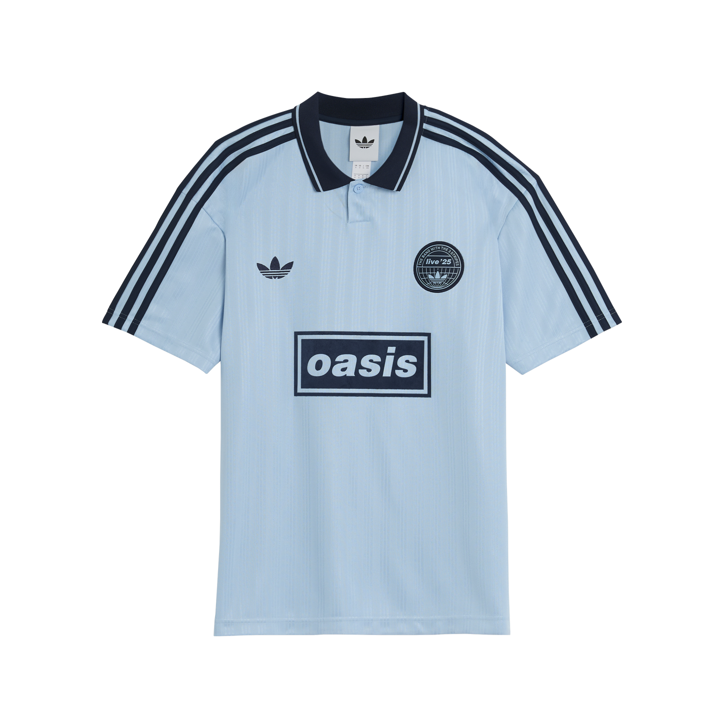 Adidas X Oasis 25/26 Band Football Jersey - Light Blue - Fan Version