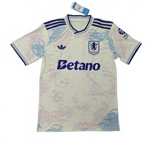 Aston Villa 25/26 Adidas Third Jersey - White