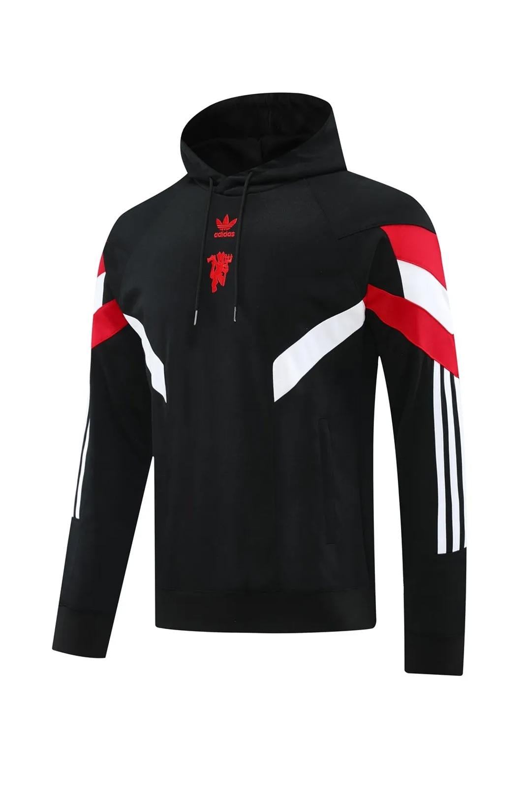 Manchester United LFSTR Adidas Originals Tracksuit - Black & Red