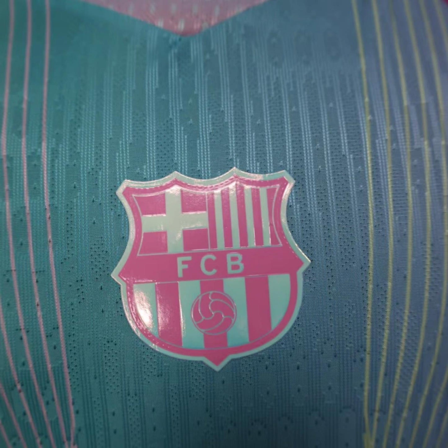 Barcelona 2025 Nike Special Edition Player Jersey – Light Blue
