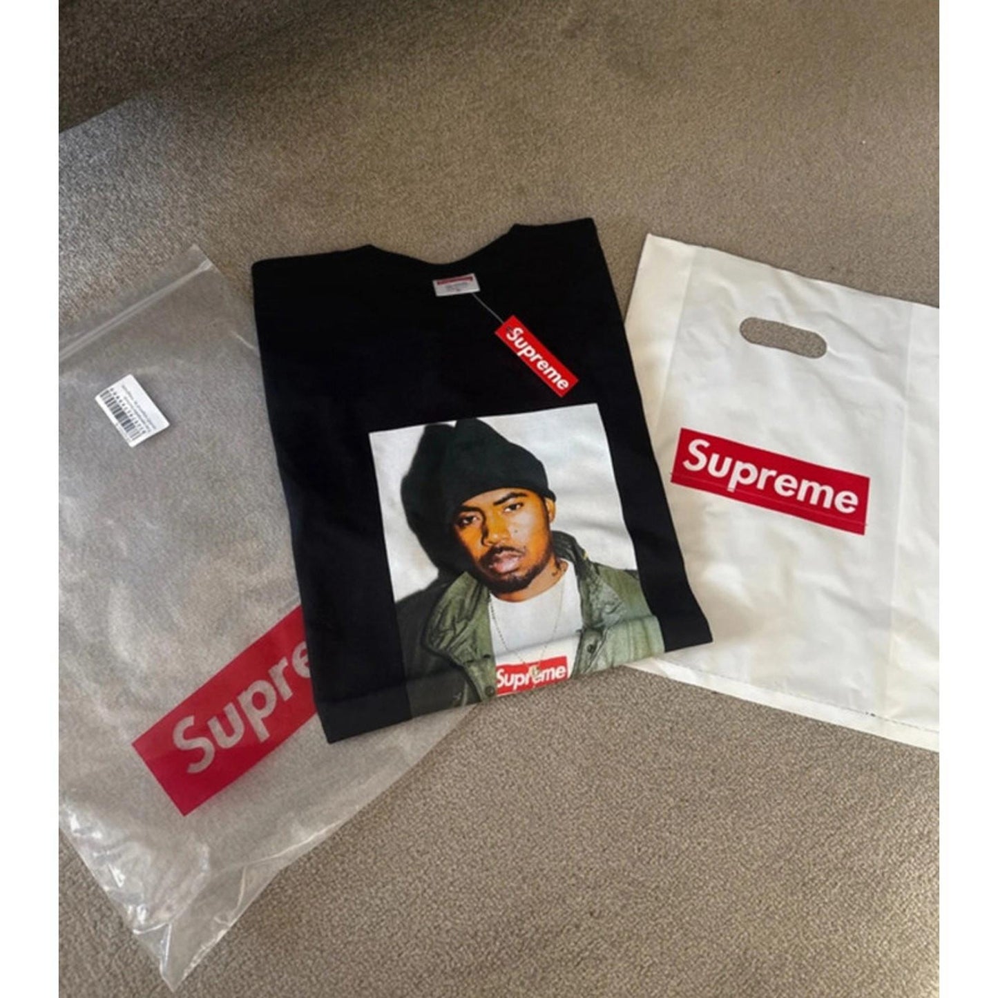 Supreme Nas T-shirt Size Small