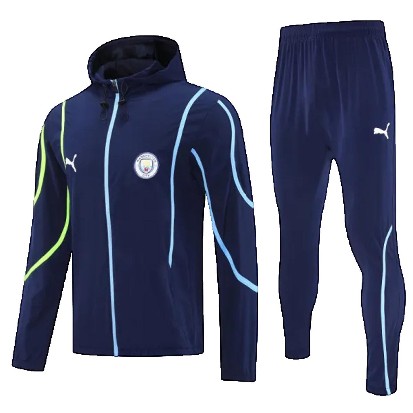 Manchester City 25/26 Puma Tracksuit - Navy