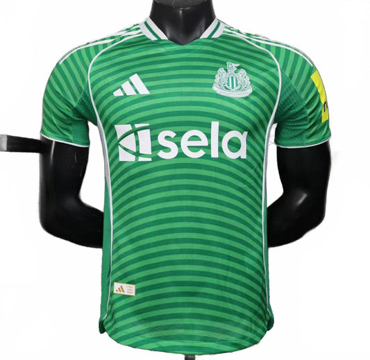 Newcastle 25/26 Adidas Away Jersey - Green - Player Version