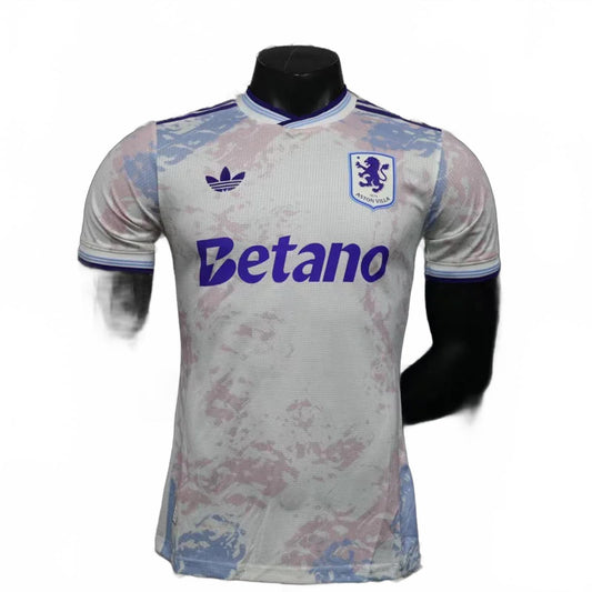 Aston Villa 25/26 Adidas Third Jersey - White - Player Version