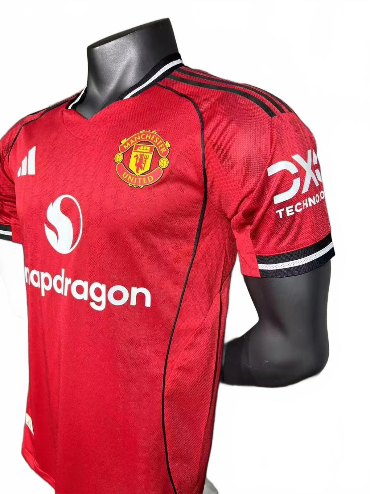 Manchester United 25/26 Adidas Home Shirt - Player Version