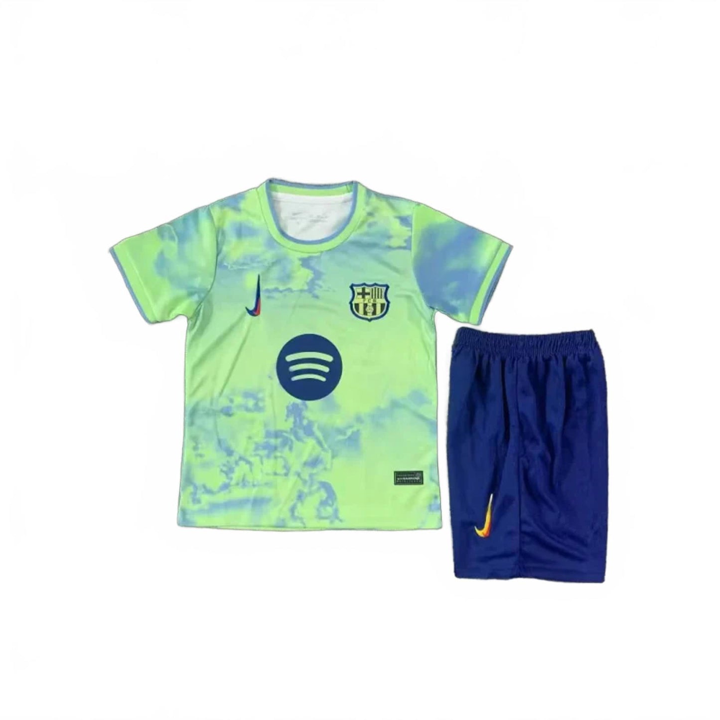 Barcelona 25/26 Nike Special Kids Kit - Green - Inc Socks