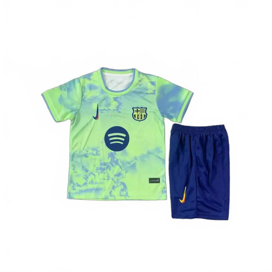Barcelona 25/26 Nike Special Kids Kit - Green - Inc Socks