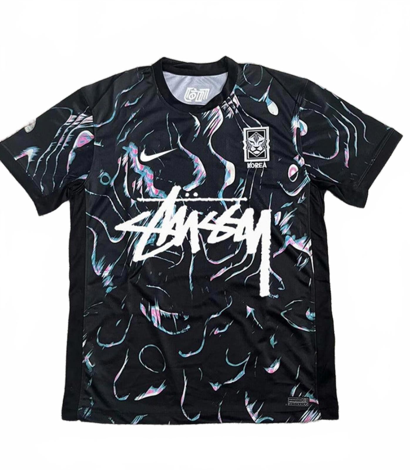 Korea Stüssy x Nike - Black Graphic Jersey - Ltd Edition - Size Large