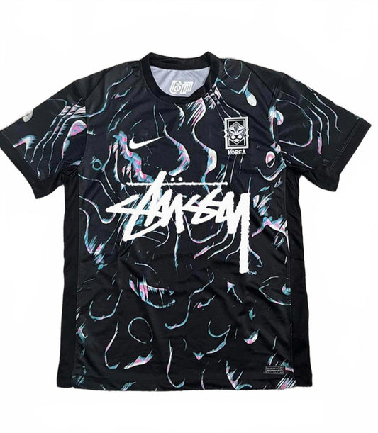 Korea Stüssy x Nike - Black Graphic Jersey - Ltd Edition - Size Large