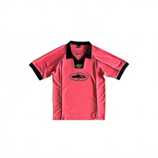 Corteiz CRTZ RTW TALISMO Football Jersey - Pink & Black - Size Large