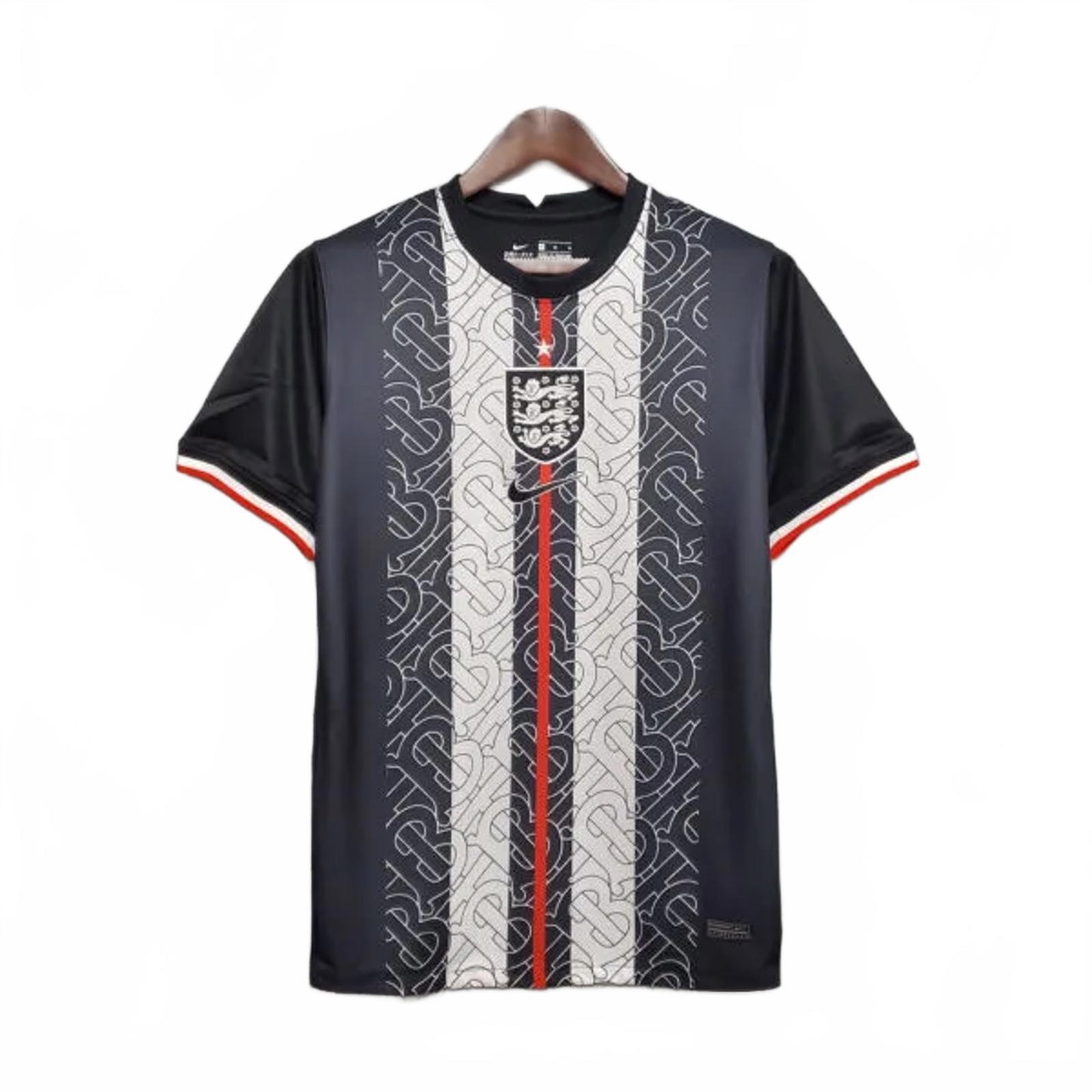 England Nike Burberry Collaboration Football Jersey - Black - Large
