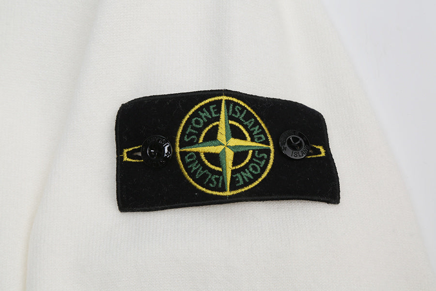 Stone Island Virgin Wool Crew Neck Sweater