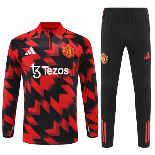 Manchester United 25/26 Adidas Kids Tracksuit