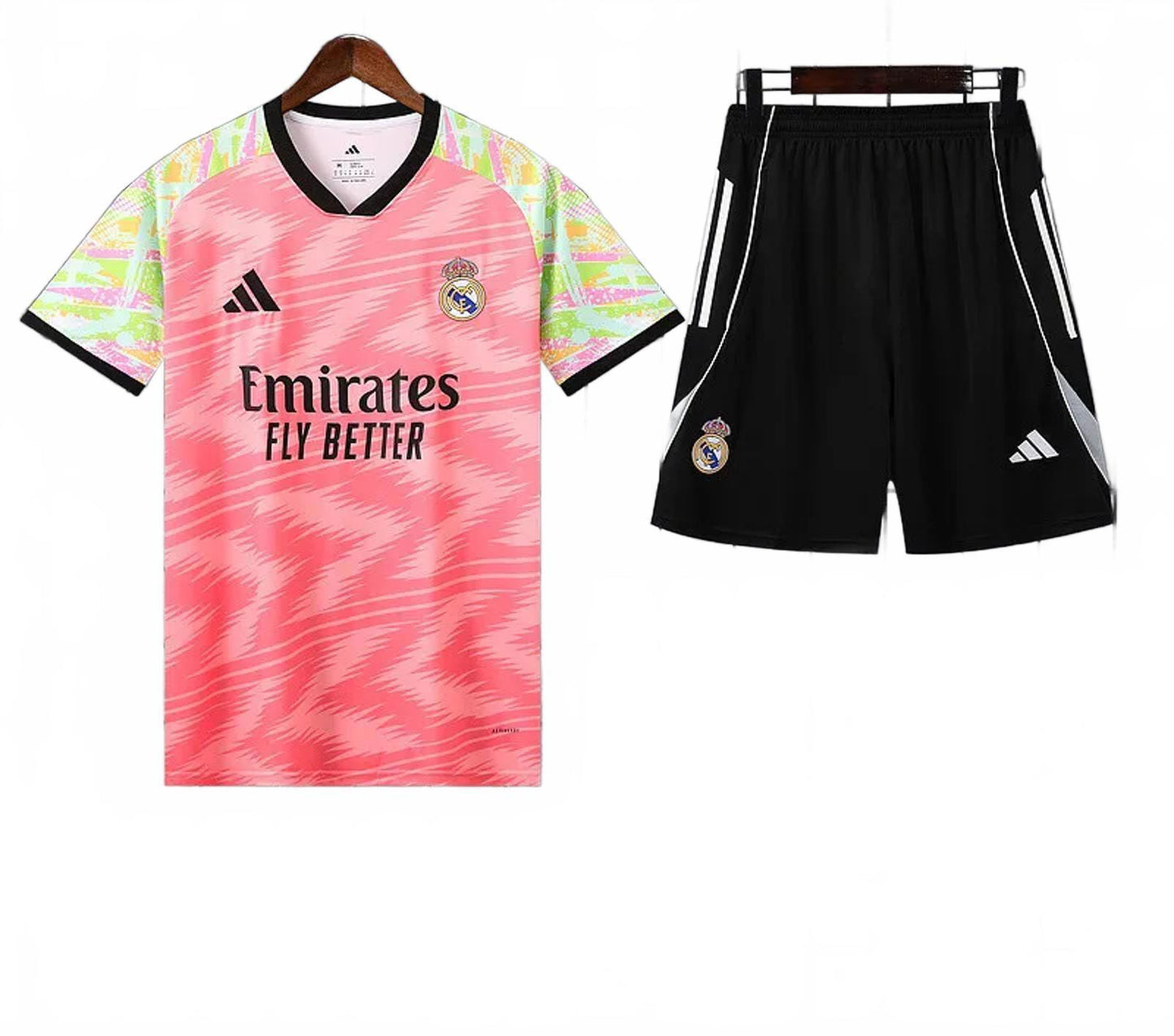 Real Madrid Adidas 25/26 Training Kit - Pink & Black