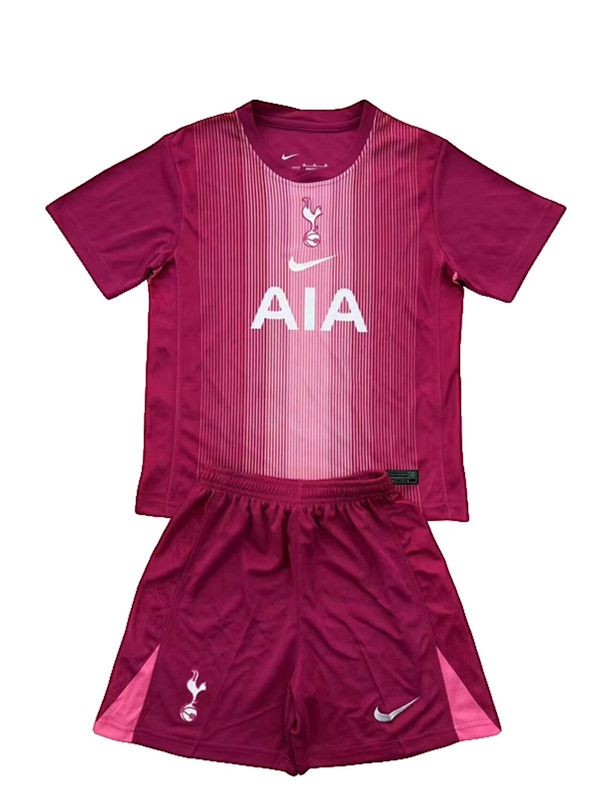 Tottenham Hotspur 25/26 Nike Kids Goalkeeper Kit - Purple - Inc Socks