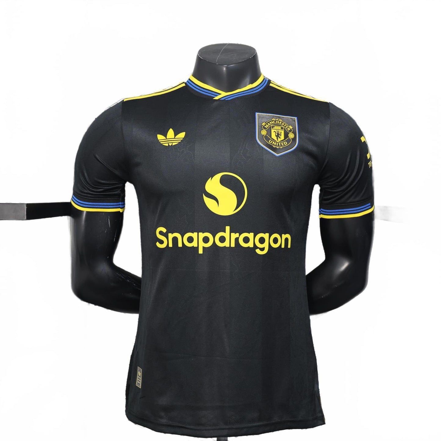 Manchester United 25/26 Adidas Third Jersey - Black- Player Version