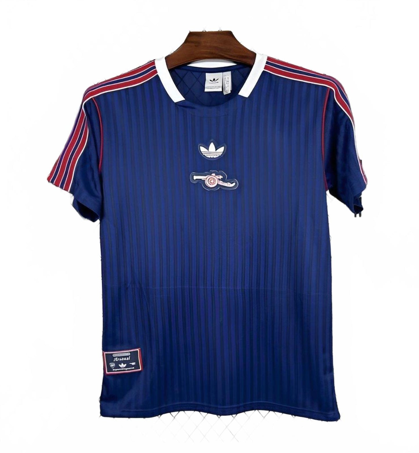 Arsenal 2025/26 Adidas Terrace Icons Jersey - Navy Blue