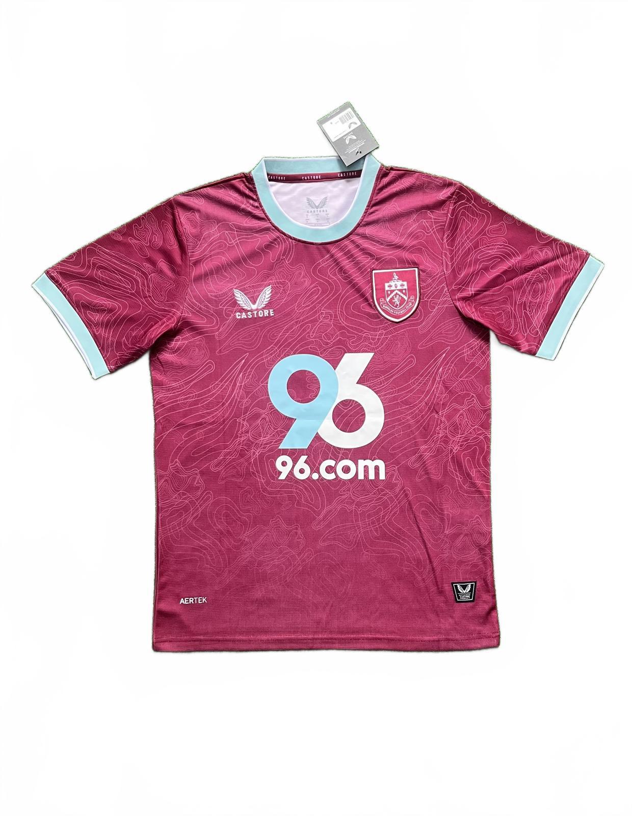 Burnley 25/26 Castore Home Jersey - Claret - Fan Version