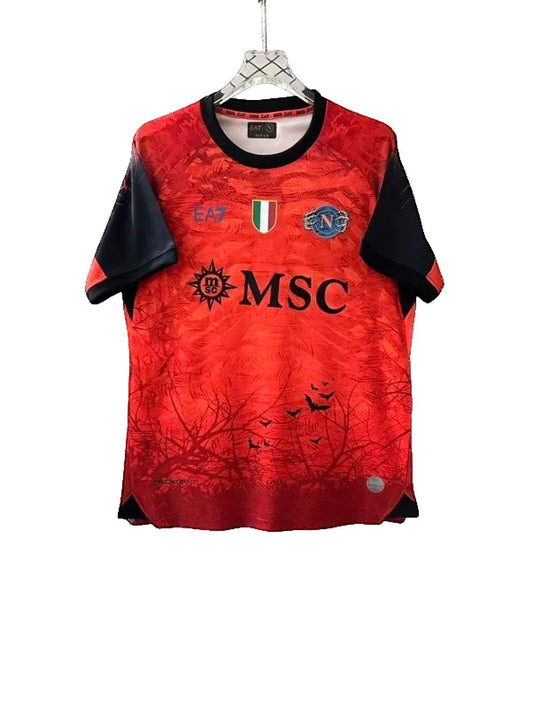 Napoli 25/26 EA7 Halloween Jersey - Orange - Fan Version