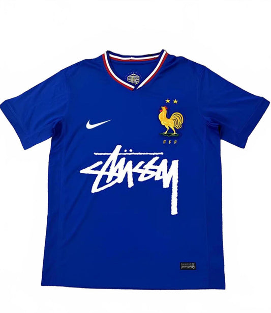 France Stüssy x Nike Home Football Jersey - Limited Edition - Size Large
