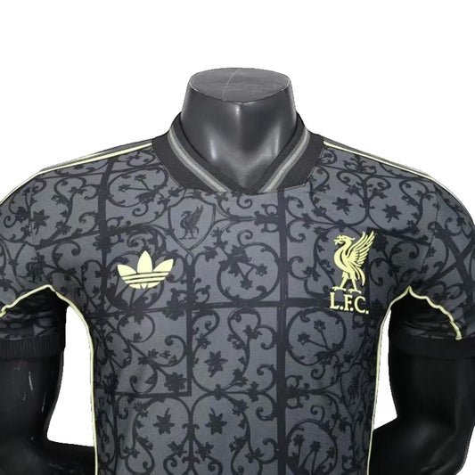 Liverpool 25/26 Adidas Special Edition Shirt - Black & Gold - Player Version
