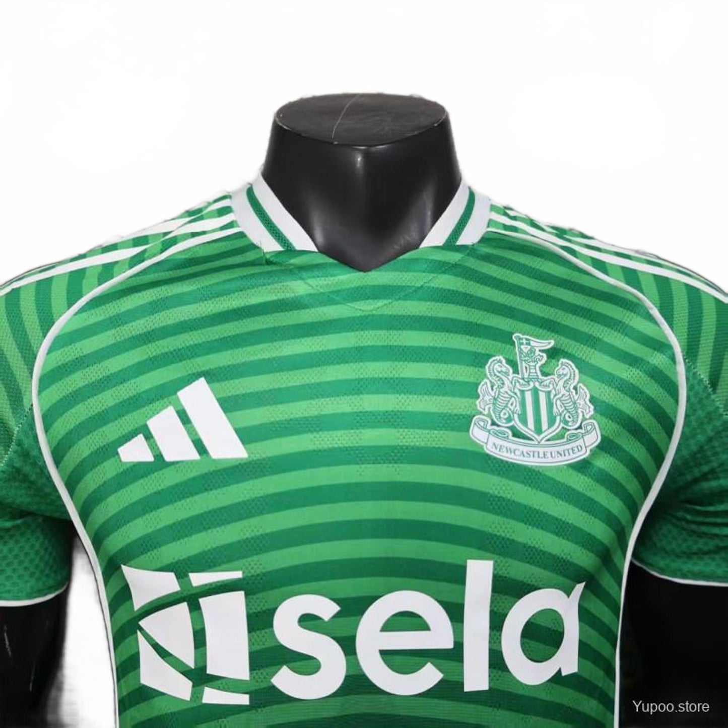 Newcastle 25/26 Adidas Away Jersey - Green - Player Version