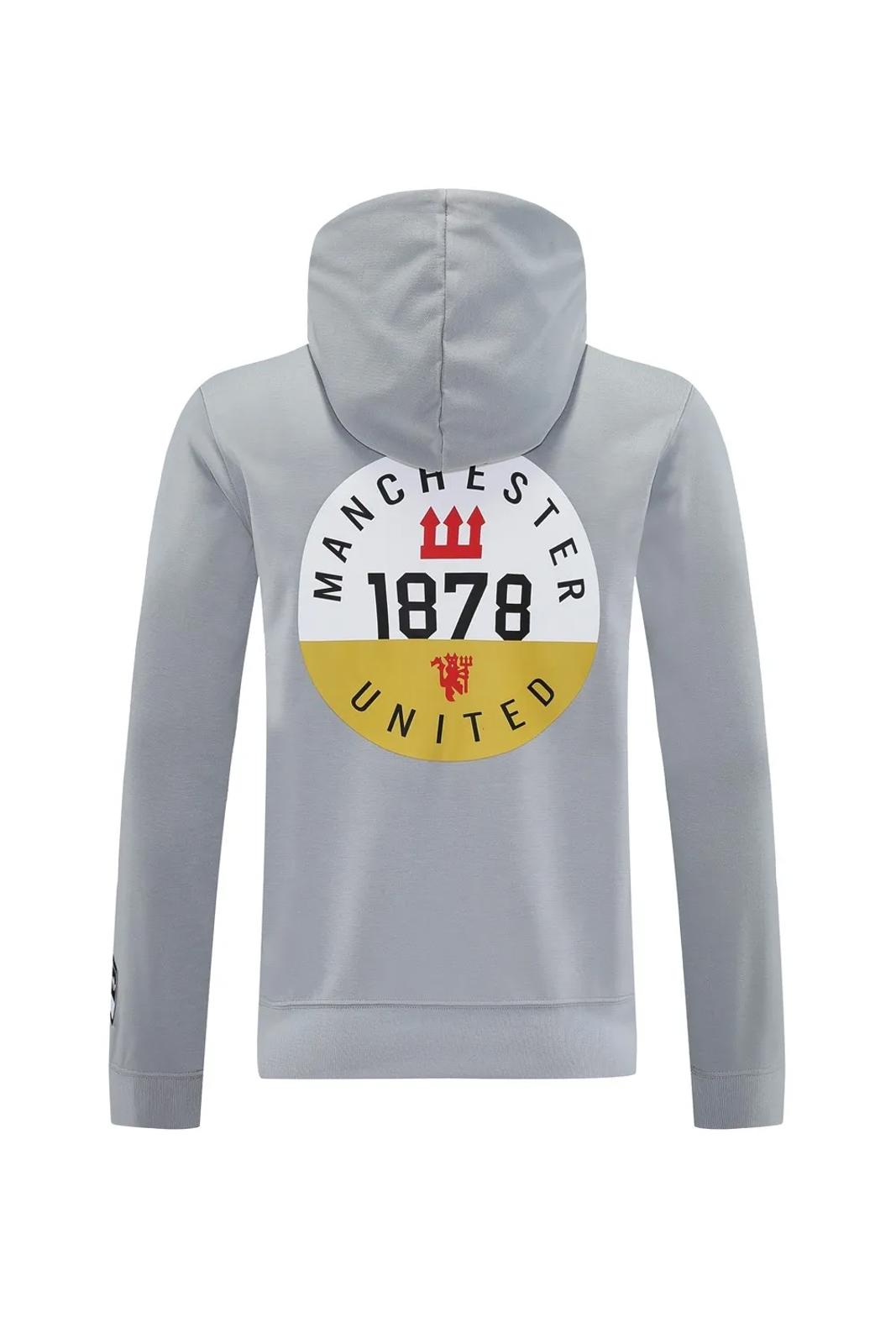 Manchester United VRCT Adidas Originals Tracksuit - Grey