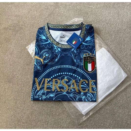 Italy x Versace Fashion Collab Jersey - Black - Size Small