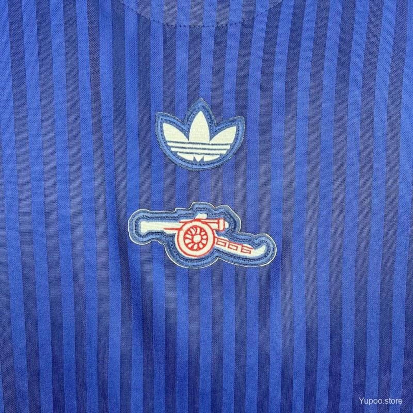Arsenal 2025/26 Adidas Terrace Icons Jersey - Navy Blue