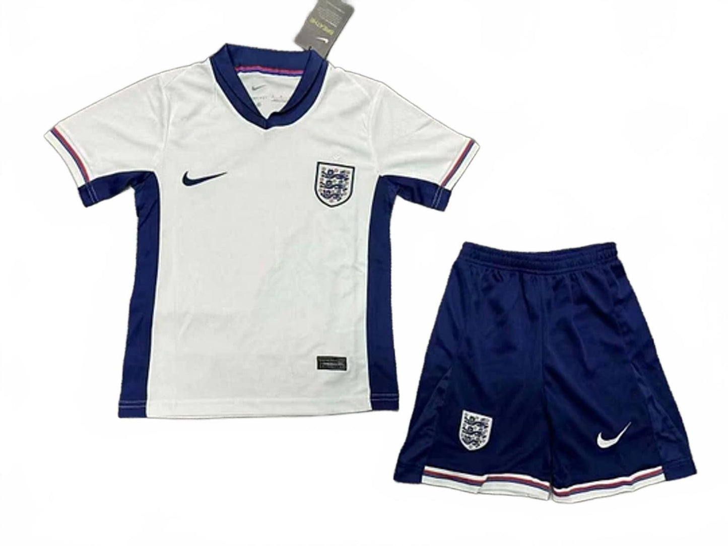 England 2024 Nike Kids Home Kit - White - Inc Socks