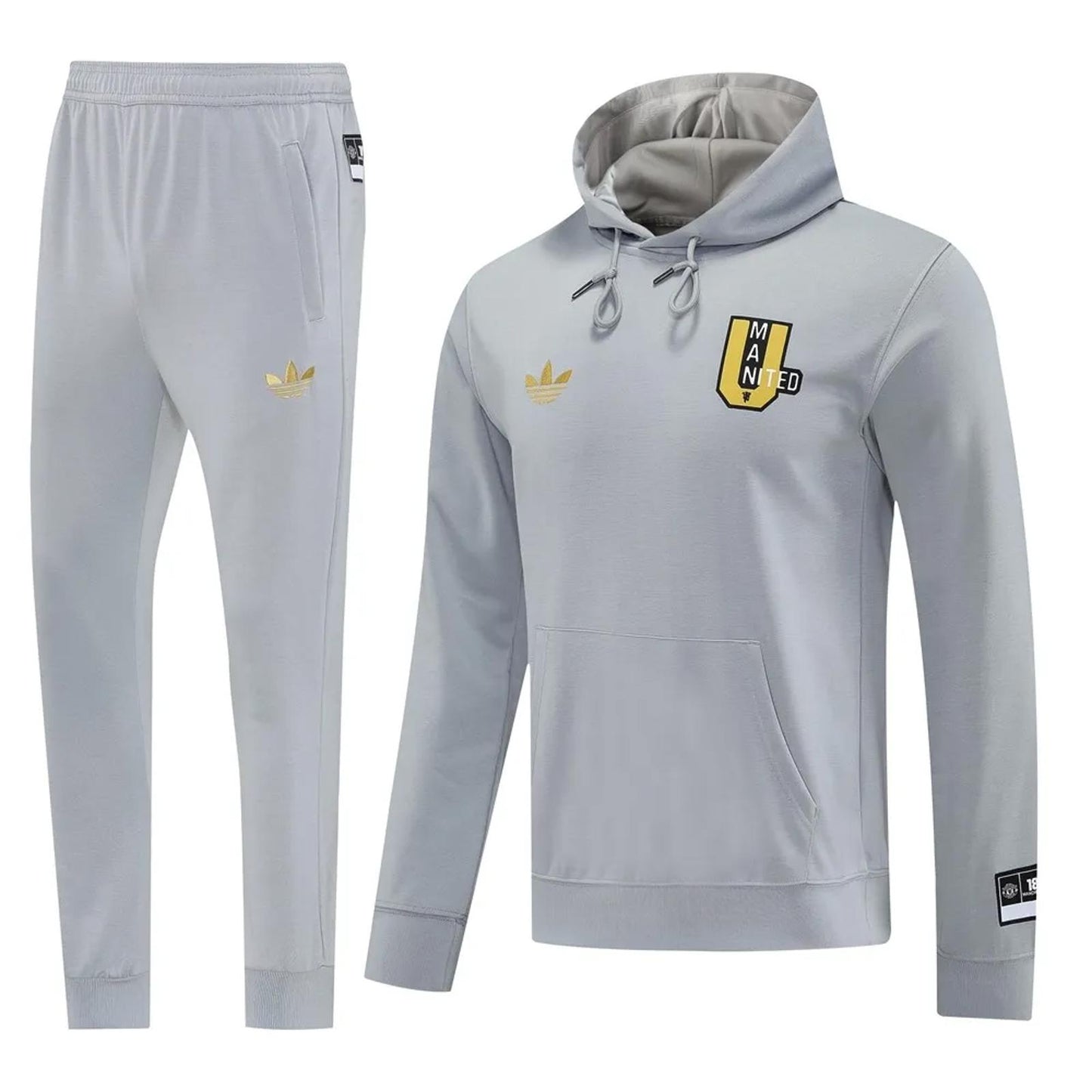 Manchester United VRCT Adidas Originals Tracksuit - Grey