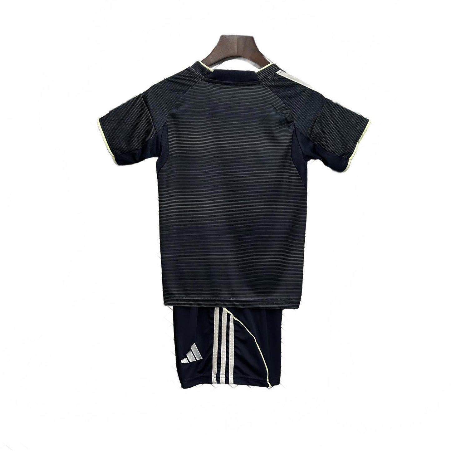 Real Madrid 25/26 Adidas Kids Away Kit - Black - Inc Socks