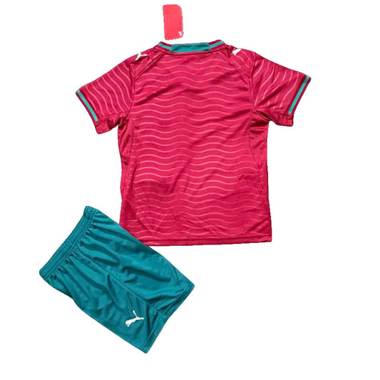 Portugal 2026 Puma Kids Home Kit - Red & Green - Inc Socks
