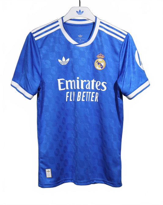 Real Madrid 25/26 Adidas Third Jersey - Blue - Fan Version