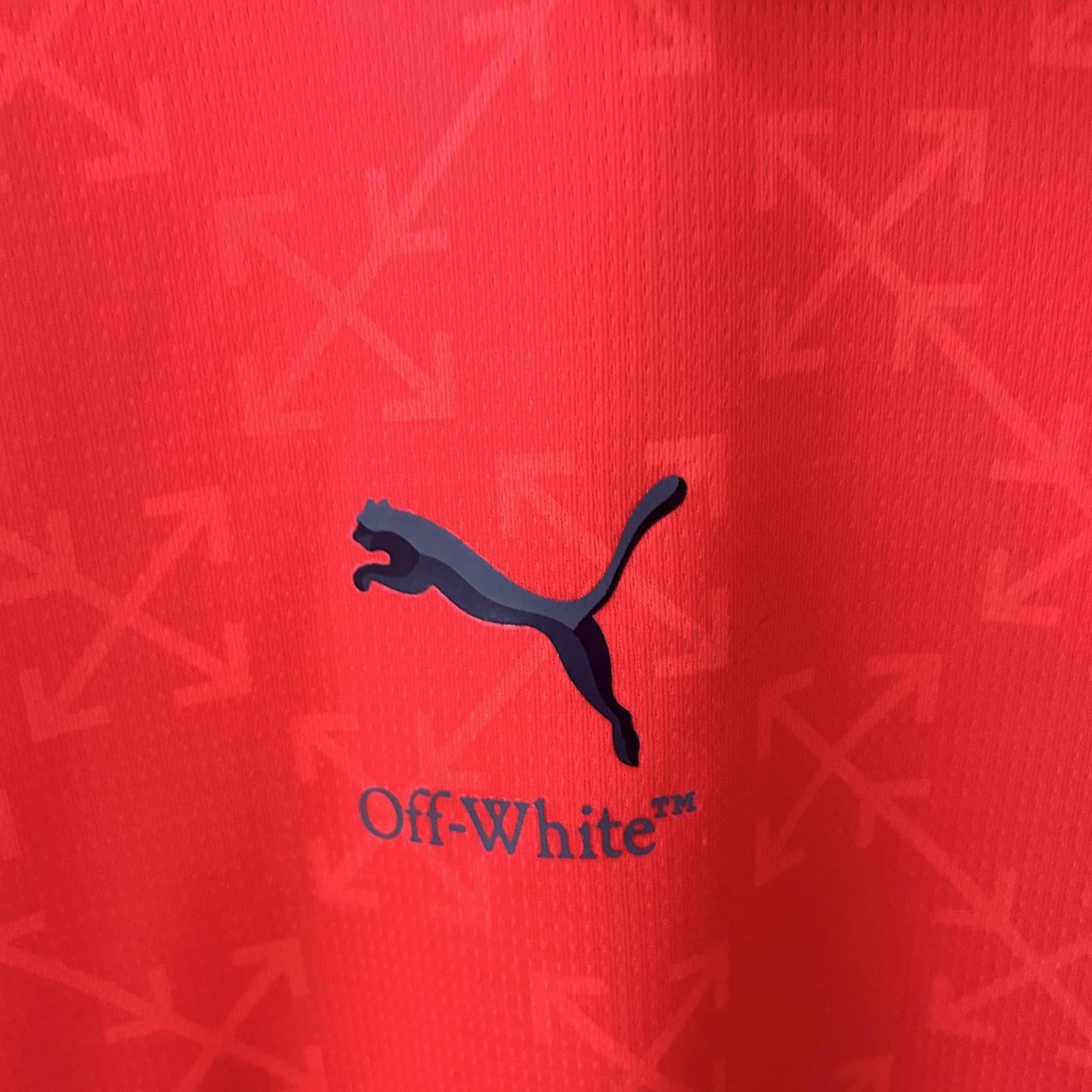 AC Milan Puma x Off White Collaboration Jersey - Fan Version