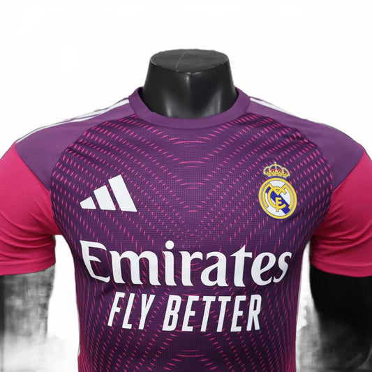 Real Madrid 25/26 Adidas Goalkeeper Jersey - Purple - Player Version