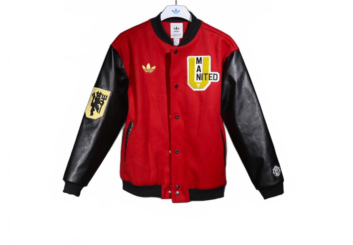 Manchester United VRCT Adidas Originals Jacket - Red & Black