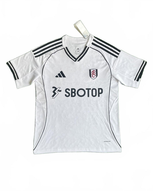 Fulham 25/26 Adidas Home Jersey - White - Fan Version