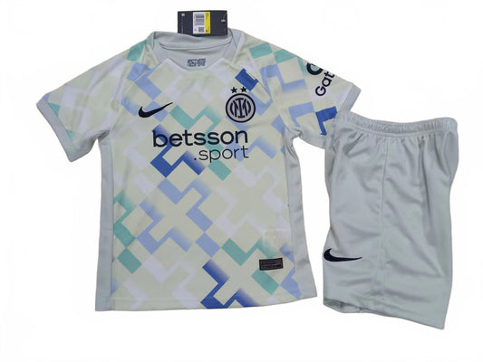 Inter Milan Nike 25/26 Kids' Away Kit - Inc Socks