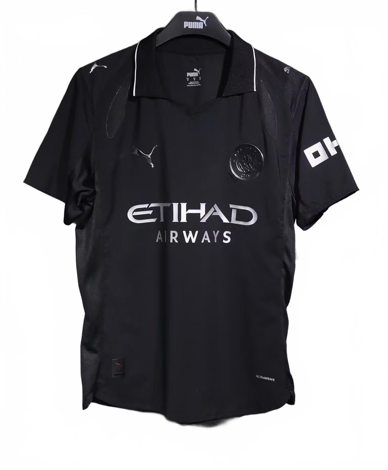 Manchester City 25/26 Puma Away Jersey - Black - Fan Version