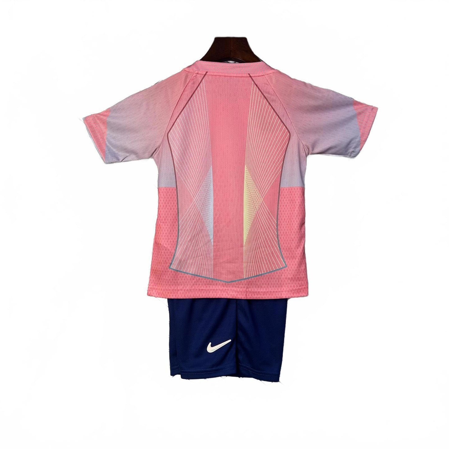 Barcelona 25/26 Nike Kids Kit - Pale Pink - Inc Socks