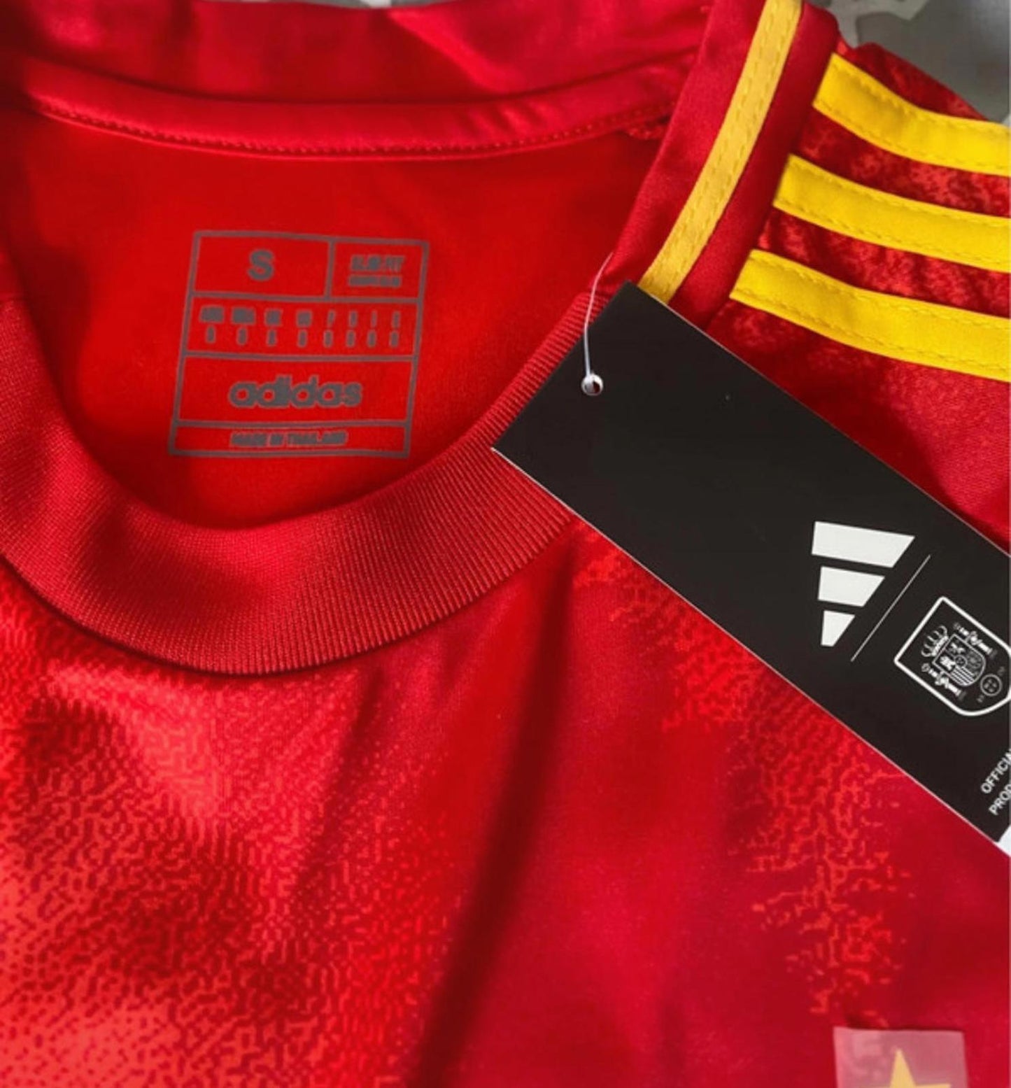 Spain x Stüssy Fashion Collab Home Jersey - Red - Size Small