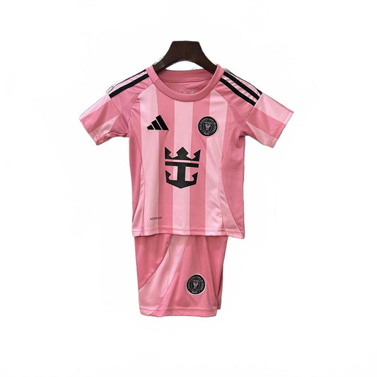Inter Miami 25/26 Adidas Kids Home Kit - Pink - Inc Socks