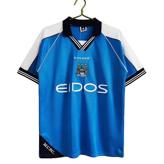 Manchester City 99/01 Retro Home Jersey - Blue