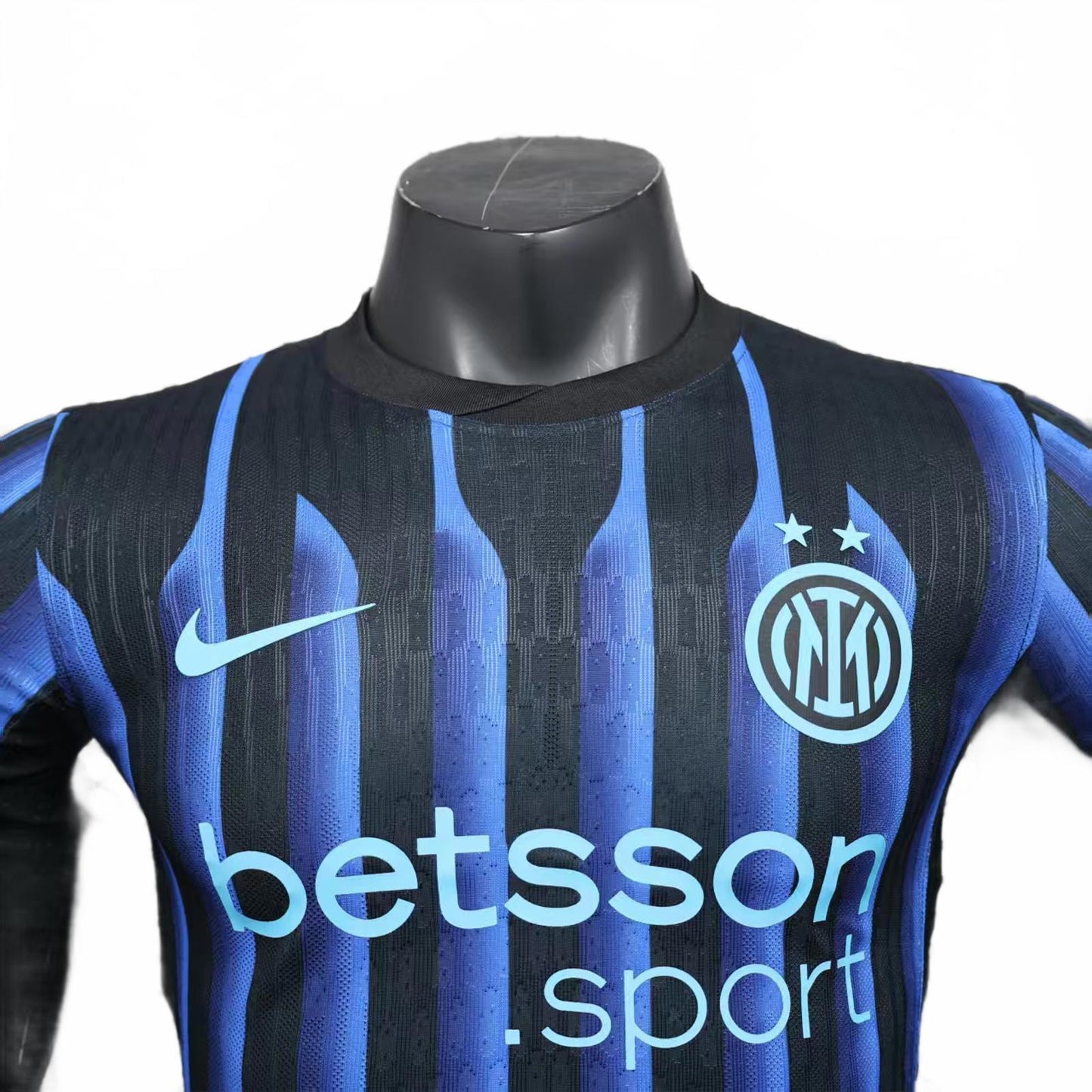 Inter Milan 25/26 Nike Home Football Shirt - Blue & Black - Player Version